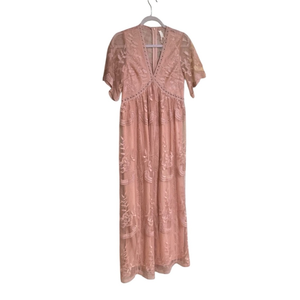 PinkBlush Fully Lined Lace Dress Size Small NWT